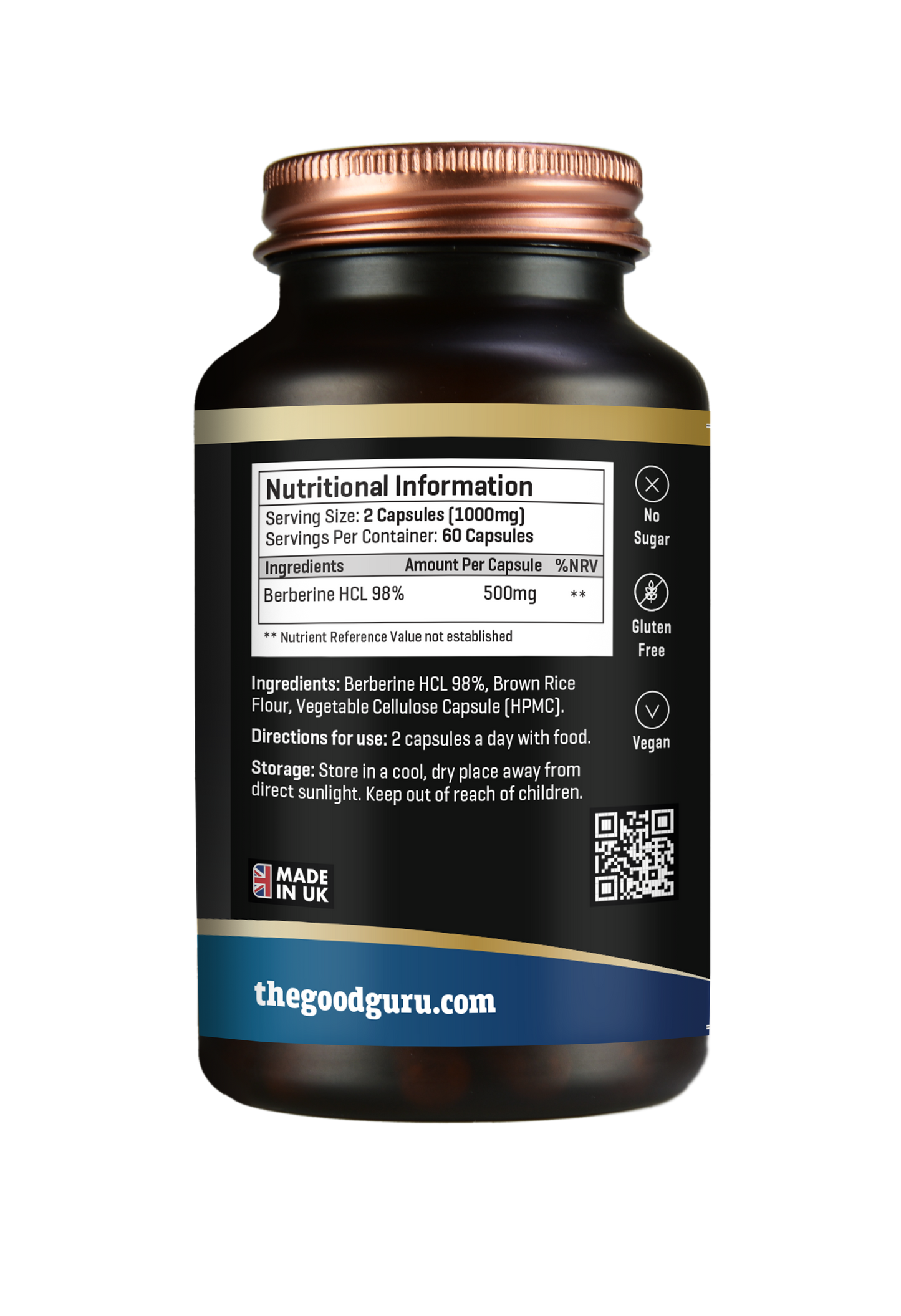 Vegan 100% Berberine
