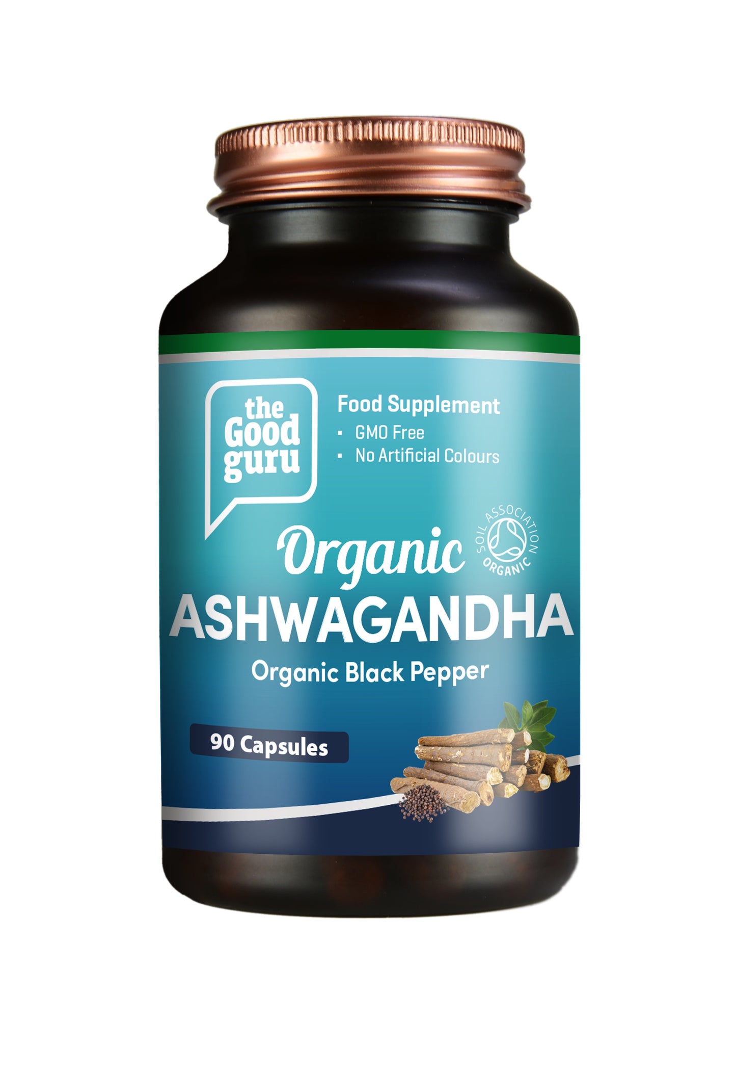 Organic Ashwagandha + Organic Black Pepper