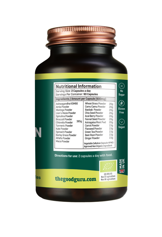 Organic Supergreen + Ashwagandha KSM-66®