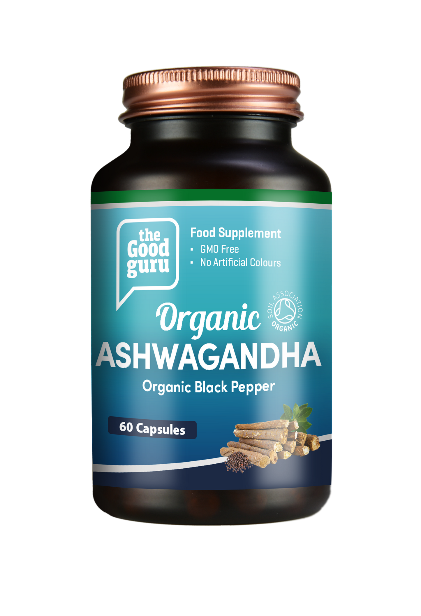 Organic Ashwagandha + Organic Black Pepper