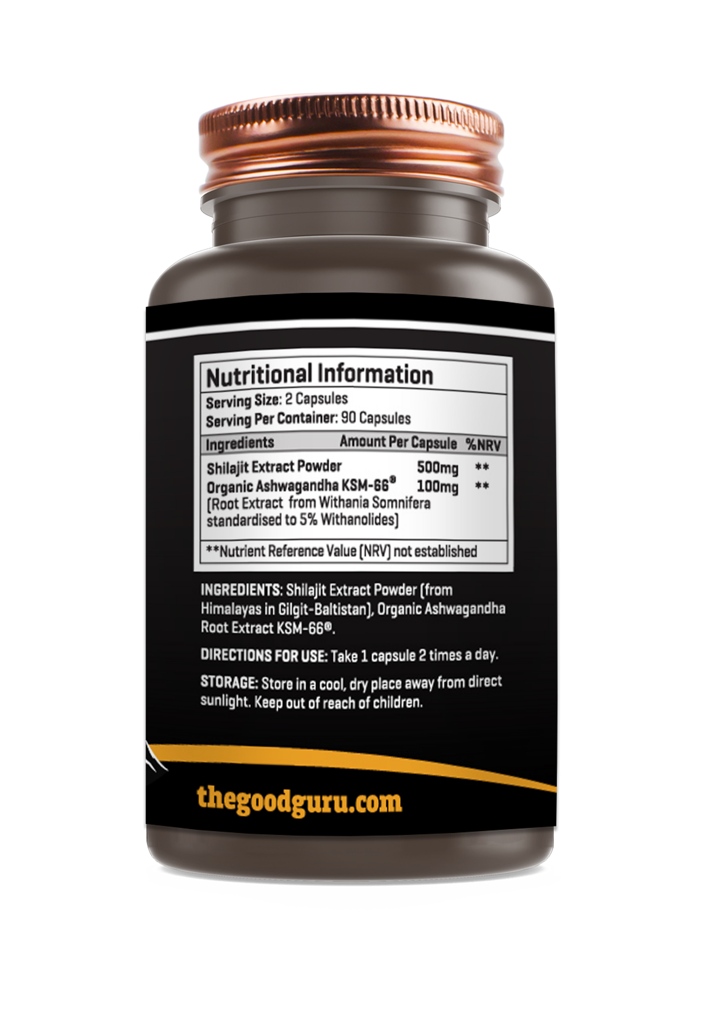 Gold Shilajit + Ashwagandha KSM66