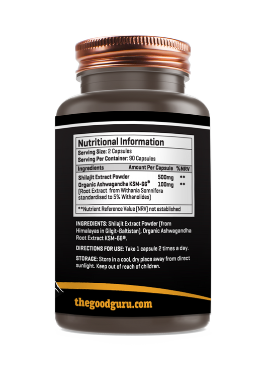 Gold Shilajit + Ashwagandha KSM66
