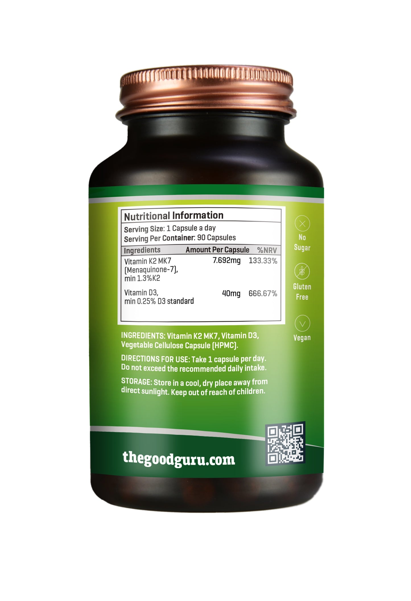 Vegan Vitamin D3+K2