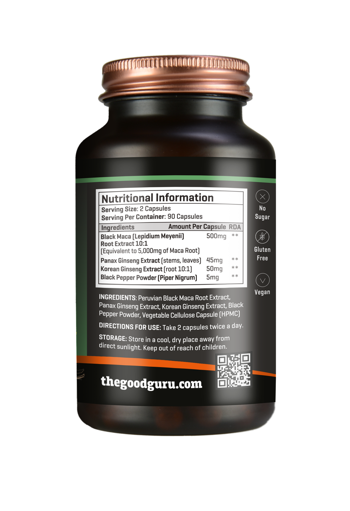 Black Maca + Ginseng